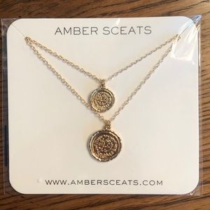 Amber Sceats Double Coin Necklace